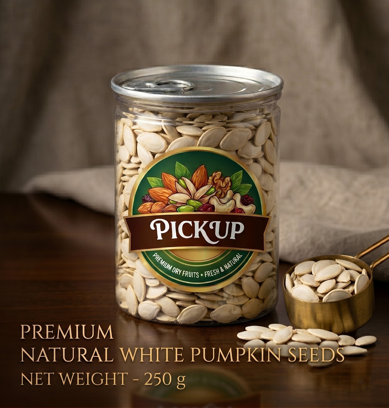 Pickup dry fruits assortment